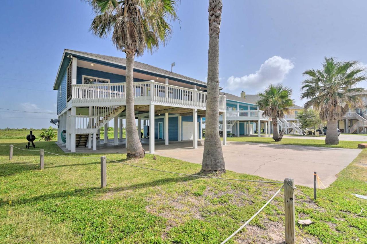 Bright Crystal Beach House, Walk To Coast! Villa Bolivar Peninsula Dış mekan fotoğraf